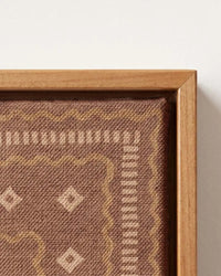 Alhamdulillah Canvas in Solid Pine Floating Frame