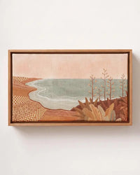River Valley Canvas Print  Pine | Floating Frame | Wall Art