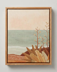 River Valley Canvas Print  Pine | Floating Frame | Wall Art