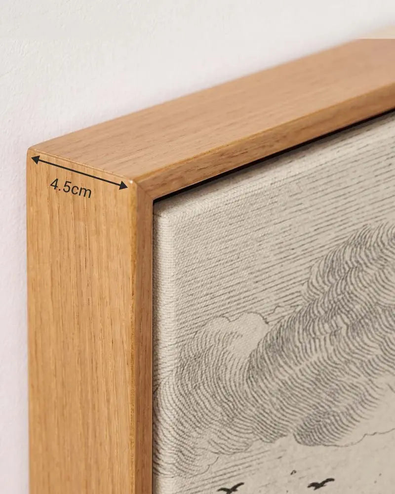The Quiet Valley Canvas in Solid Pine Floating Frame