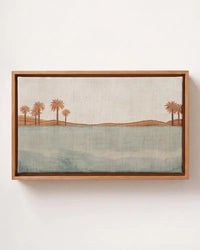 Tropical Waters Canvas Print | Pine Floating Frame | Wall Art