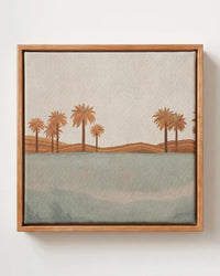 Tropical Waters Canvas Print | Pine Floating Frame | Wall Art